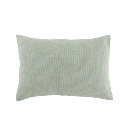 Coussin rectangulaire uni en coton menthe 60x40cm