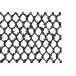 Grelha quadriculada em metal preto 100,5 x 50 x 0,5 cm Grelha quadriculada em metal preto 100,5 x 50 x 0,5 cm