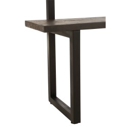 Banc porte manteau en bois de manguier 185x110x35 cm