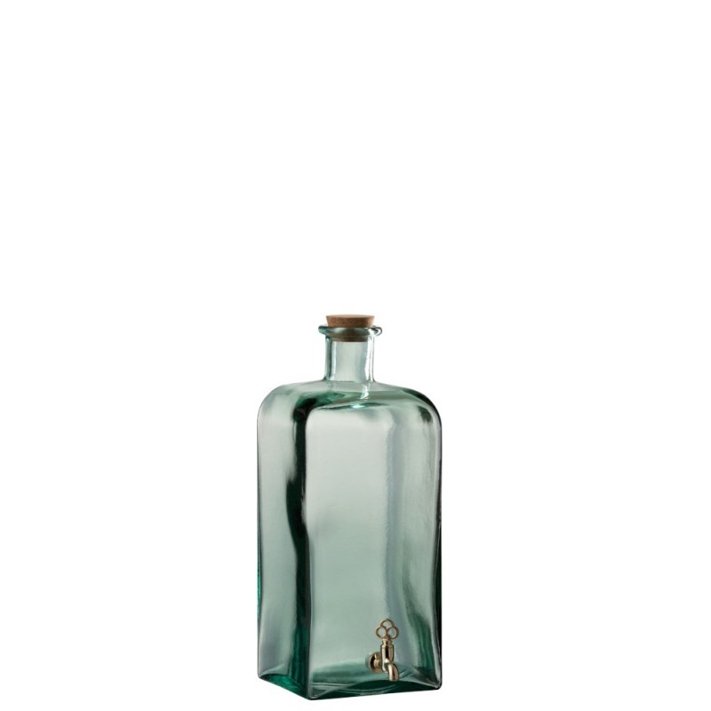 Distributeur Boisson Bouteille Verre Transparent H 39 cm