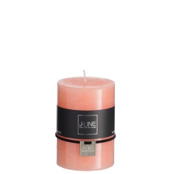 BOUGIE CYLIND SAUMON CLM 48H
