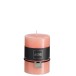 BOUGIE CYLIND SAUMON CLM 48H