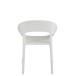 CHAISE LOLA POLYPROPYLENE BLANC CHAISE LOLA POLYPROPYLENE BLANC