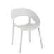 CHAISE LOLA POLYPROPYLENE BLANC CHAISE LOLA POLYPROPYLENE BLANC