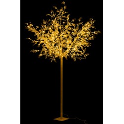 Arbre lumineux branche et feuilles pailletées led 250cm