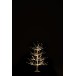 Árbol desnudo con luces LED, de metal blanco, 77 x 77 x 125 cm Árbol desnudo con luces LED, de metal blanco, 77 x 77 x 125 cm