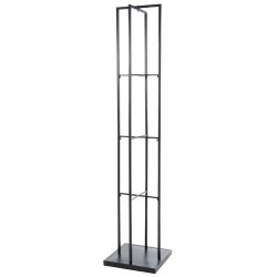 etagere coussin metal noir