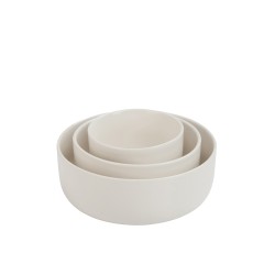 Bol en porcelaine blanc 12x12x7.5 cm