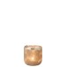 PHOTOPHORE FROSTY ROND VERRE ARGENT MEDIUM