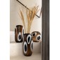 Vase en verre multicouleur 16x13x32 cm Vase en verre multicouleur 16x13x32 cm