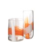 Vase en verre multicouleur 20x20x27 cm Vase en verre multicouleur 20x20x27 cm