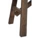 Banc en Bois Marron 120x38,5x44,5cm Banc en Bois Marron 120x38,5x44,5cm