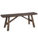 Banc en Bois Marron 120x38,5x44,5cm Banc en Bois Marron 120x38,5x44,5cm