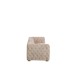 Canapé 3 places en Textile et Bois Beige 241x88,5x66,5cm Canapé 3 places en Textile et Bois Beige 241x88,5x66,5cm