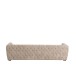 Canapé 3 places en Textile et Bois Beige 241x88,5x66,5cm Canapé 3 places en Textile et Bois Beige 241x88,5x66,5cm