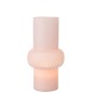 Vase avec anneau en verre rose 22x22x41 cm