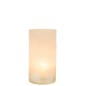 Vase cylindre en verre beige 15x15x30 cm Vase cylindre en verre beige 15x15x30 cm