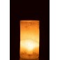 Vase cylindre en verre beige 15x15x30 cm Vase cylindre en verre beige 15x15x30 cm