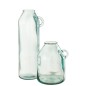 Vase avec anse en verre transparent 17x14x45 cm Vase avec anse en verre transparent 17x14x45 cm