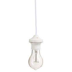 SOQUET PLASTIQUE BLANC