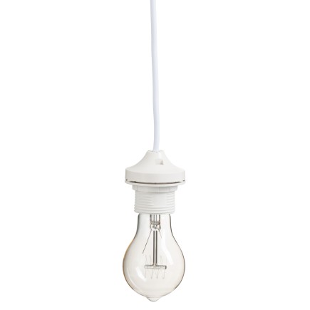 SOQUET PLASTIQUE BLANC