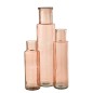 Vase cylindrique en verre rose 15x15x55 cm Vase cylindrique en verre rose 15x15x55 cm
