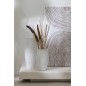 Vase long en céramique blanc 22x22x37 cm Vase long en céramique blanc 22x22x37 cm