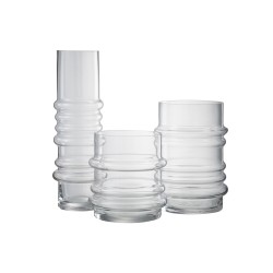 VASE BORD HAUT VERRE TRANSPARENT Vase Haut Vase Haut
