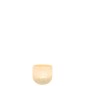 Portavelas de vidrio beige 10.5x10.5x9.5 cm Portavelas de vidrio beige 10.5x10.5x9.5 cm