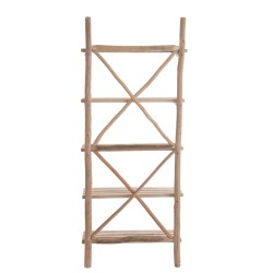ETAGERE MURALE 5 PLANCHES BOIS NATUREL