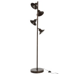 Lámparas de pie de metal marrón 32x32x156 cm
