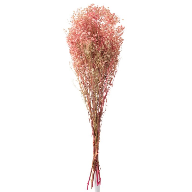 Buquê de flores secas em madeira rosa 10x5x84 cm Buquê de flores secas em madeira rosa 10x5x84 cm