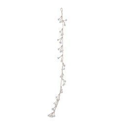 GUIRLANDE PERLES PLASTIQUE OR CLAIR/FONCE
