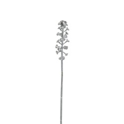 Branche de strass en plastique argent 5x5x38 cm