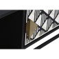 Meubles de télévision DKD Home Decor Noir Blanc Os Résine Bois MDF (170 x 40 x 51 cm)