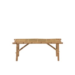 BANC PLIABLE BAMBOU NATUREL
