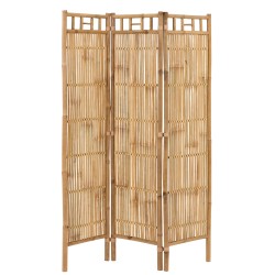 PARAVENT 3 PARTIES BAMBOU NATUREL