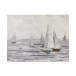 TABLEAU VOILIERS CANEVAS ANTIQUE BLANC/GRIS TABLEAU VOILIERS CANEVAS ANTIQUE BLANC/GRIS