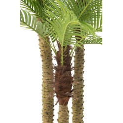 Palmera de plástico verde 175x180x300 cm