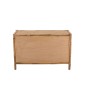 Meuble bas 2 portes en bois naturel 100x40x65 cm Meuble bas 2 portes en bois naturel 100x40x65 cm