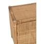 Meuble bas 2 portes en bois naturel 100x40x65 cm Meuble bas 2 portes en bois naturel 100x40x65 cm