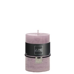 Vela cilíndrica de color lavanda tamaño M