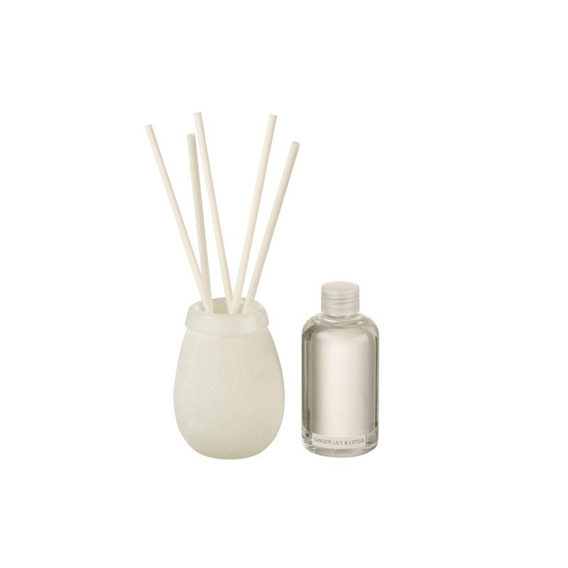 Huile Parfumee+Batonnets Capri 200Ml Blanc Huile Parfumee+Batonnets Capri 200Ml Blanc