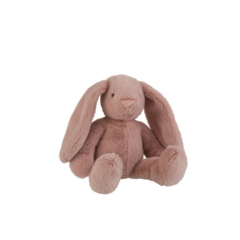 Conejo peluche rosa Alt. 24 cm