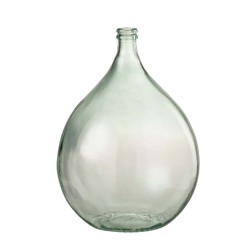 Dame jeanne transparent en verre transparent 38x39x56 cm