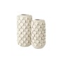 Vase cylindrique en blanc 11x11x30 cm Vase cylindrique en blanc 11x11x30 cm