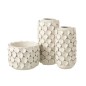 Vase cylindrique en blanc 11x11x30 cm Vase cylindrique en blanc 11x11x30 cm