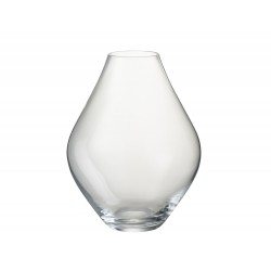 Vase en verre transparent 22x22x28 cm