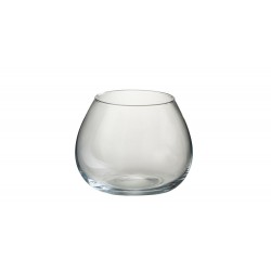 Vase en verre transparent 19x19x15 cm