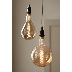 Ampoule E27 en verre transparent 16.5x16.5x31 cm